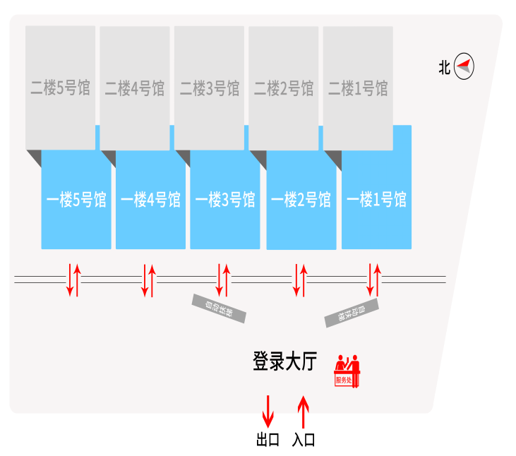 潍坊会展中心展馆平面图